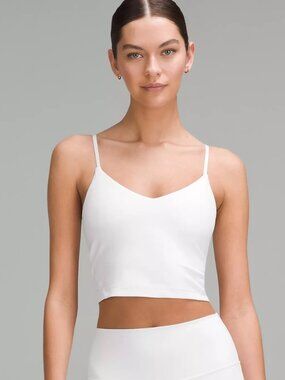 lululemon Align™ Cropped Cami Tank Top Light Support, A/B Cup Size 10 White